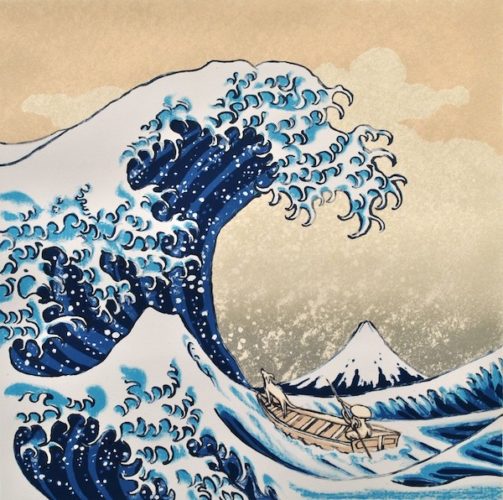 Hokusai’s Dog by Mychael Barratt