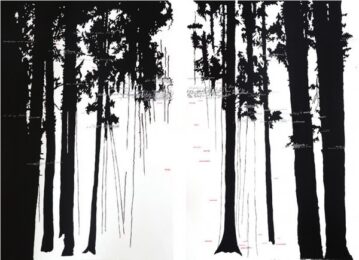 Nature (diptych) by Brigitte Waldach at Peter Harrington Gallery