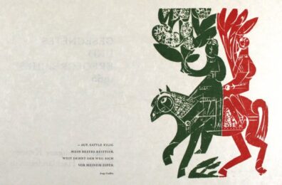 Neujahrsritt by HAP Grieshaber at Sylvan Cole Gallery