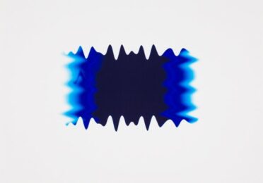 New Wave Blue I by Peter Saville at Paul Stolper Gallery