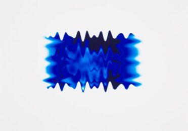 New Wave Blue Ii by Peter Saville at Paul Stolper Gallery
