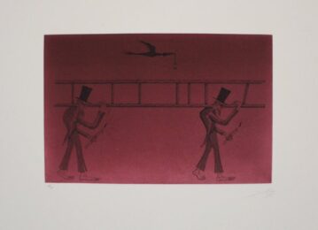 Nocturno by Joan Ponç at Sylvan Cole Gallery
