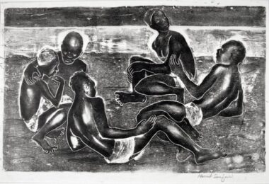 On The Beach by Harriet Lanfair at Harris Schrank Fine Prints
