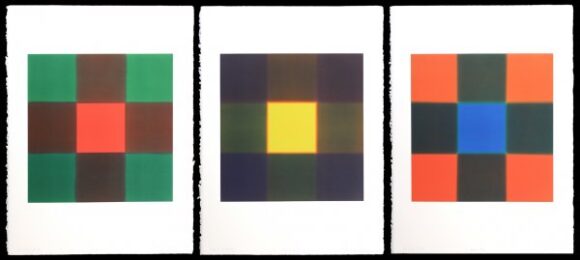 One Series (red One, Yellow One, Blue One) by James Stroud at Center Street Studio