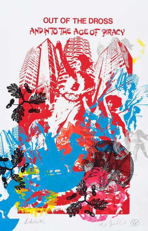 Out Of The Dross (red) by Jamie Reid