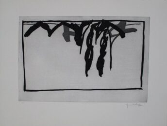 Paisatge Amb Xiprers Iii / Landscape With Cypresses Iii by Joan Hernandez Pijuan at Sylvan Cole Gallery