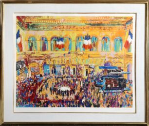 Paris Bourse by LeRoy Neiman at RoGallery