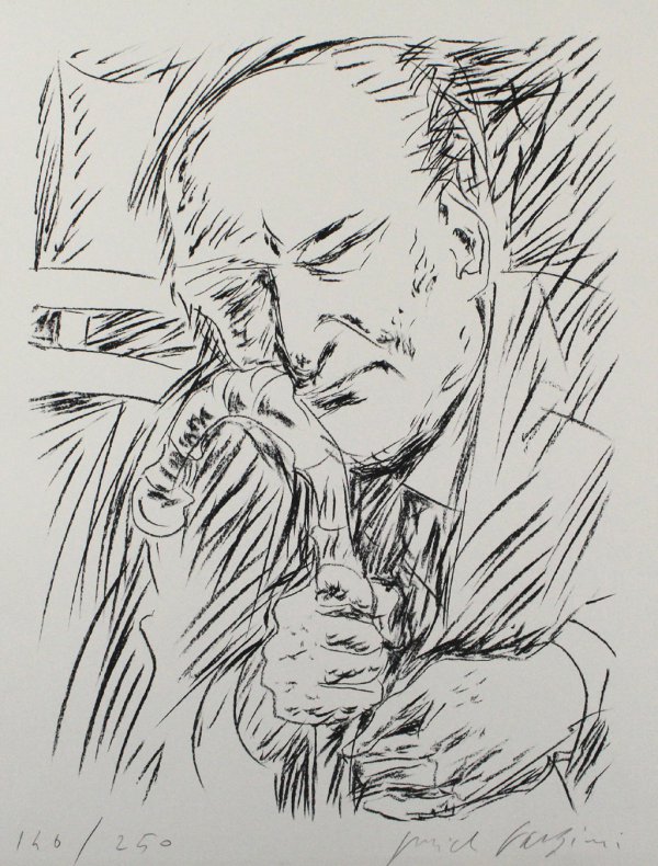 Giuseppe Ungaretti by Pericle Fazzini