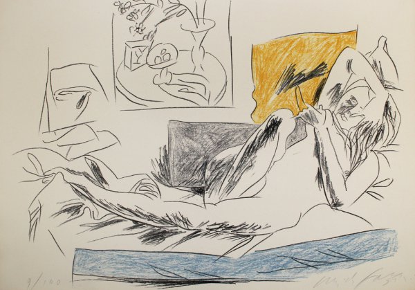 Reading Nude by Pericle Fazzini