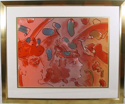 Reflections Ii by Peter Max