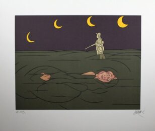 Petit Clair De Lune by Valerio Adami at Sylvan Cole Gallery