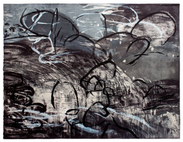 Pond Edge Iv (r + W) by Michael Mazur
