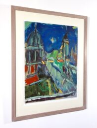 Pont Au Change At Night by Peter Coker at pgr fine art