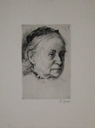 Portrait Einer Alten Dame by Peter Halm at Sylvan Cole Gallery