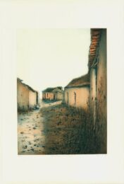Portugiesische Dorfstrasse by Ute Gortner at Sylvan Cole Gallery