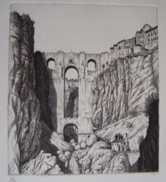 Puente Nuevo, Ronda, Spain by Ian Strang at Sylvan Cole Gallery