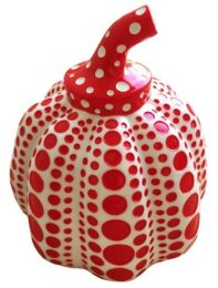 Pumpkin (red/white) by Yayoi Kusama at Vogtle Contemporary