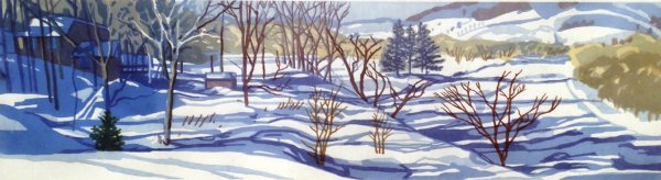 Quechee Sunny Day by Jane E. Goldman at ebo Gallery