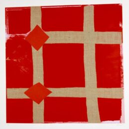 Red Melange by Sandra Blow at pgr fine art