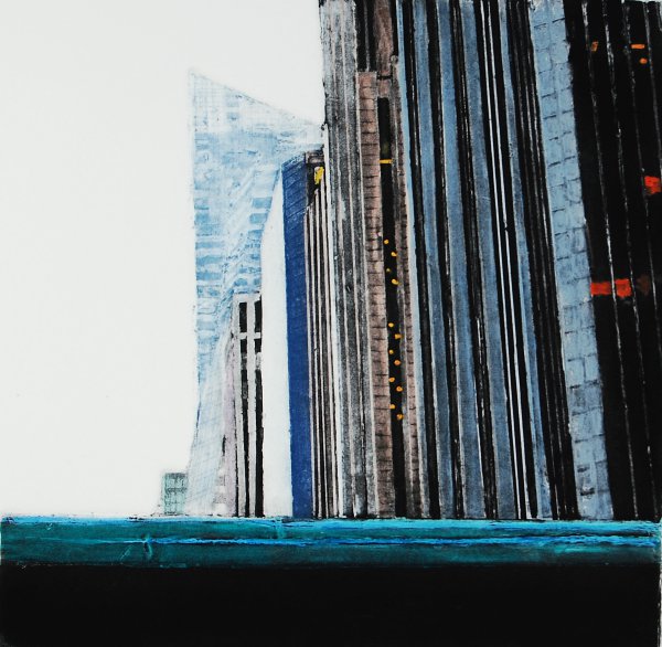 Reflections On A Crosstown Vista by Grace Bentley-Scheck