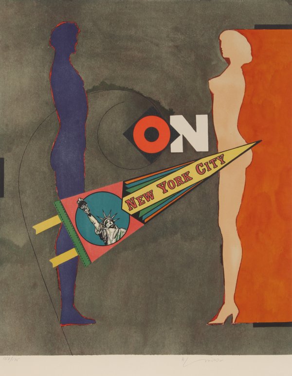 On (new York City) by Richard Lindner