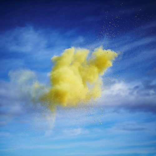 Paint Pigment Photopgrah, Nickel Titanate Yellow by Rob and Nick Carter at