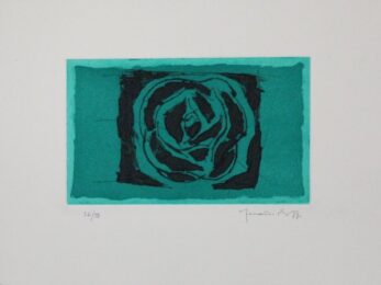 Rosa Verda / Green Rose by Joan Hernandez Pijuan at Sylvan Cole Gallery