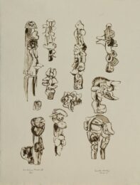 Sculpture Studies Iv by Dimitri Hadzi at Sylvan Cole Gallery