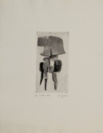 Sculpture Study by Dimitri Hadzi at Sylvan Cole Gallery