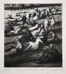 Sheep Meadow Nyc I by Bill Jacklin RA at Royal Academy of Arts