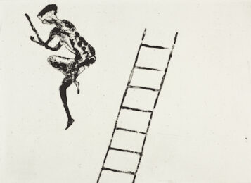 Shitty Sisters 15 by Stephen Chambers RA at Paupers Press