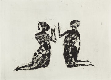 Shitty Sisters 16 by Stephen Chambers RA at Paupers Press