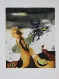 Sinkender Mond / Sinking World by Karl Brandstätter at Sylvan Cole Gallery