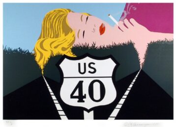 Smoke Dreams by Allan D'Arcangelo at RoGallery