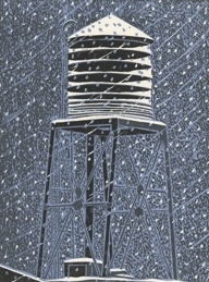 Snowy Tower 2 by Emily Trueblood at ebo Gallery