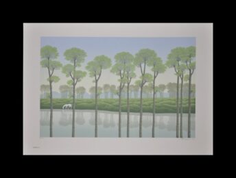 Sprouting In Early Spring by Hisami Kunitake at Hanga Ten - Contemporary Japanese Prints