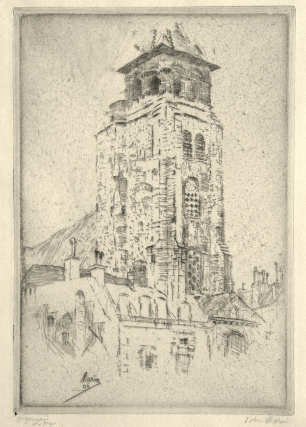 St. Germain-des-pres by John Marin