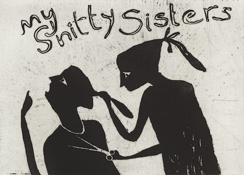 Shitty Sisters 2 by Stephen Chambers RA