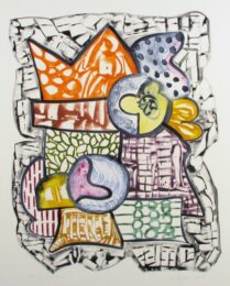 Stucco Garden by Holly Hughes at Oehme Graphics