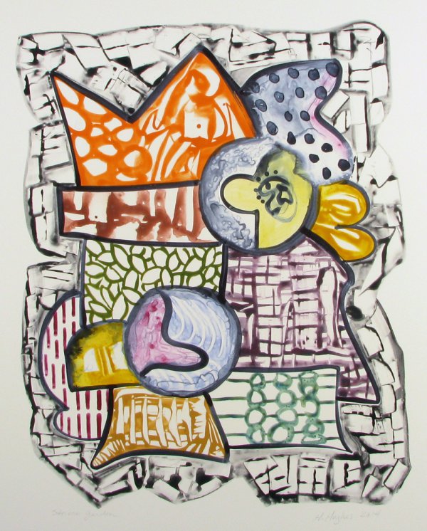 Stucco Garden by Holly Hughes