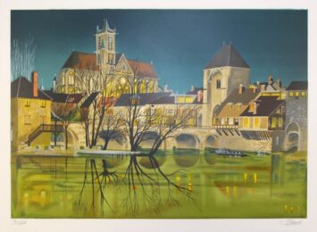 Sur Les Bords Du Fleuve by Jean-Luc Lecoindre at Sylvan Cole Gallery
