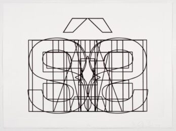 Symmetrical Jails by Luis Camnitzer at Rene Schmitt Druckgraphik