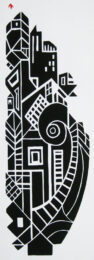 Tall City Musing by Richard Sloat at ebo Gallery