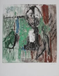 Tête Au Milieu Des Arbres / Head Amidst The Trees by Martin Bissière at Sylvan Cole Gallery