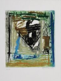 Tête Noire by Martin Bissière at Sylvan Cole Gallery