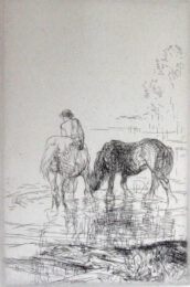 The Cooling Stream by Edmund Blampied at Sylvan Cole Gallery