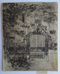 The Gate, Chelsea by Theodore Roussel at Harris Schrank Fine Prints
