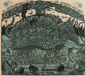 The Great Warmadillo by Tom Huck at Tom Hück's Evil Prints