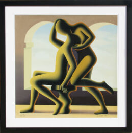 The Kiss by Mark Kostabi at RoGallery