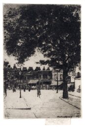 The Sign Of The White Horse, Parson’s Green by Theodore Roussel at Harris Schrank Fine Prints